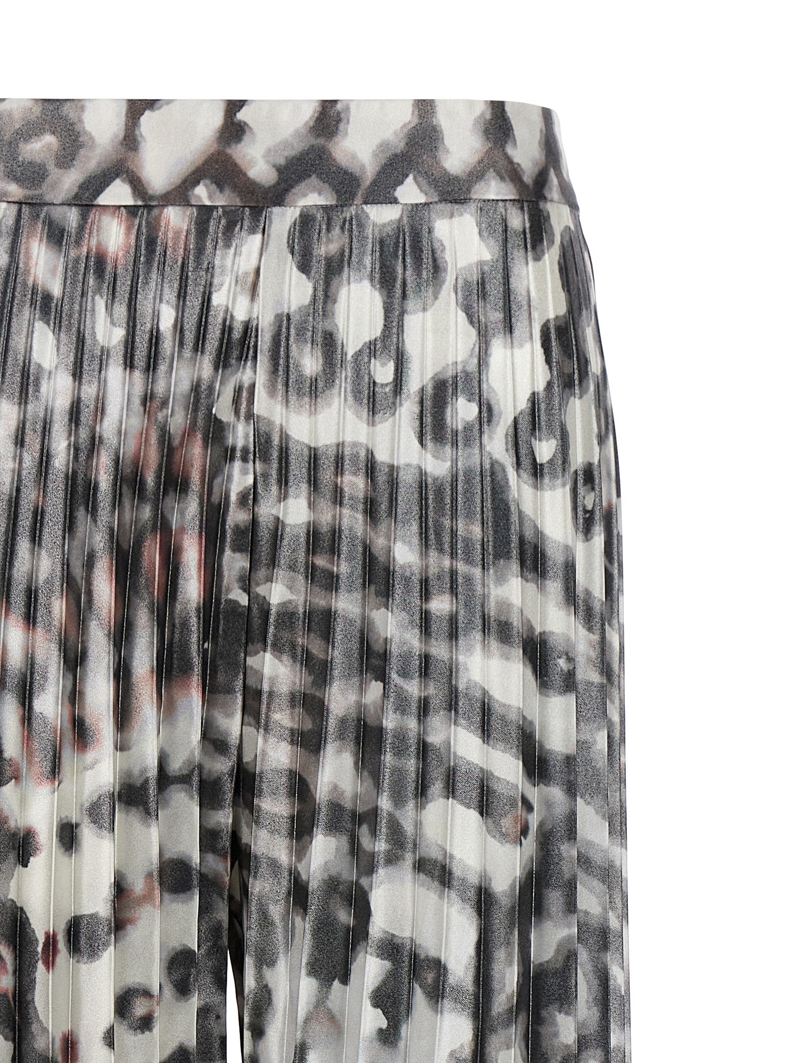 Skirt by Gianluca Capannolo for women in polyester satin multicolor features a contoured silhouette from the Antonia Women's Pleated Polyester Satin Skirt collection, characterized by its contoured long for a contoured finish.