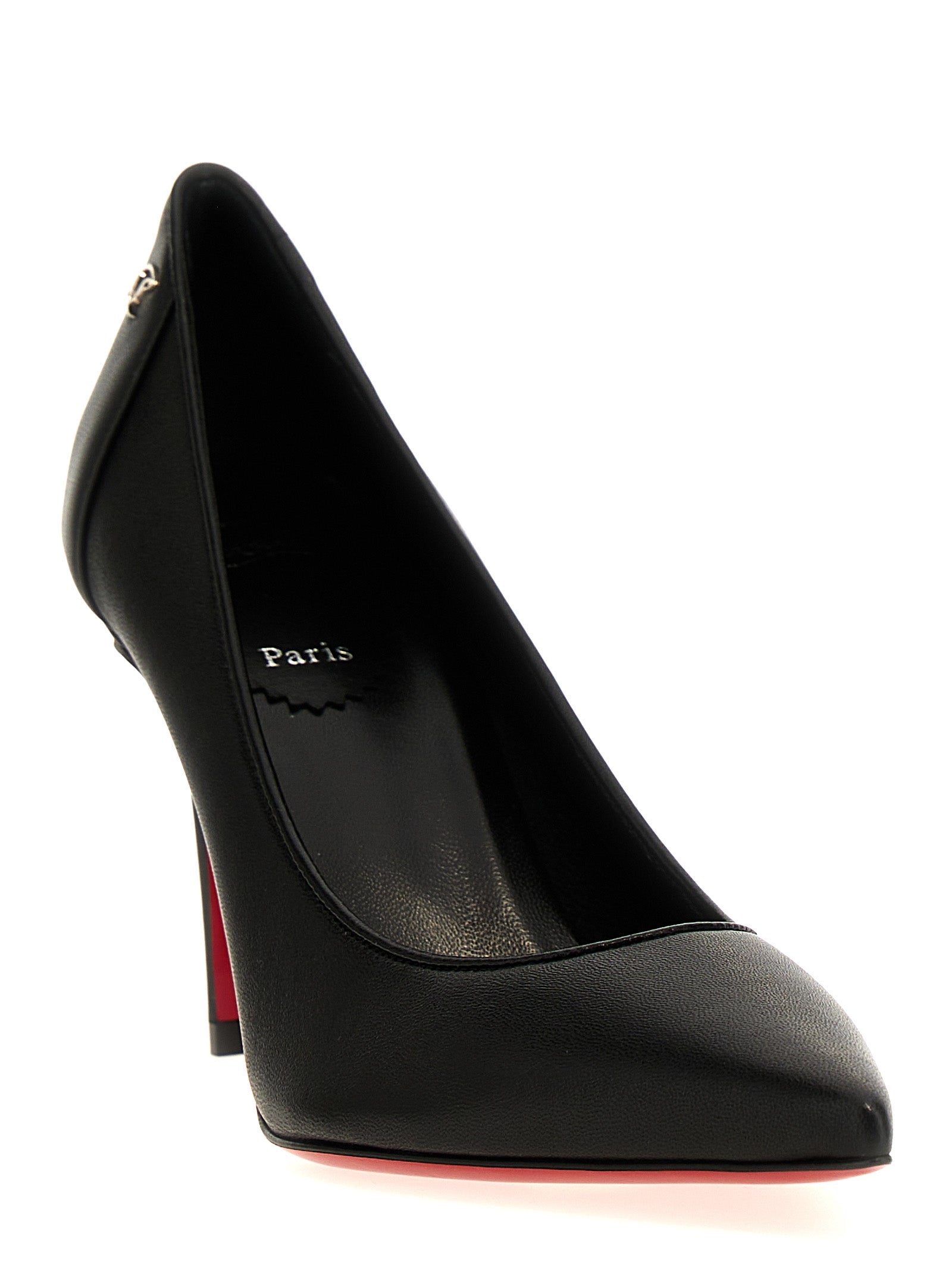 High-Heel Pumps Heels by Christian Louboutin for women in bos taurus calf nappa leather black features an effortlessly chic silhouette from the Kate Women's Bos Taurus Calf Nappa Leather High-Heel Pumps Heels collection, showcasing a high-heel and effortlessly chic for a effortlessly chic look.