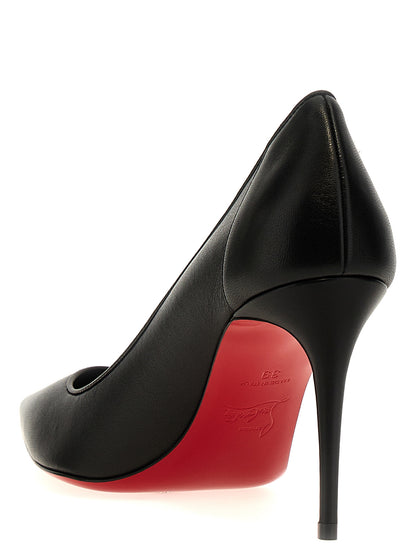 High-Heel Pumps Heels by Christian Louboutin for women in bos taurus calf nappa leather and black showcases a effortlessly elegant silhouette as Kate Women's Bos Taurus Calf Nappa Leather High-Heel Pumps Heels, featuring a effortlessly elegant high-heel and a effortlessly elegant for an elegant look.