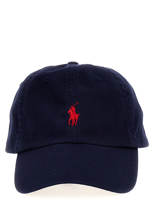 Baseball Cap by Polo Ralph Lauren for men in cotton blue presents a distinguished silhouette from the Cotton Baseball Cap collection, showcasing a distinguished finish with refined distinguished details.