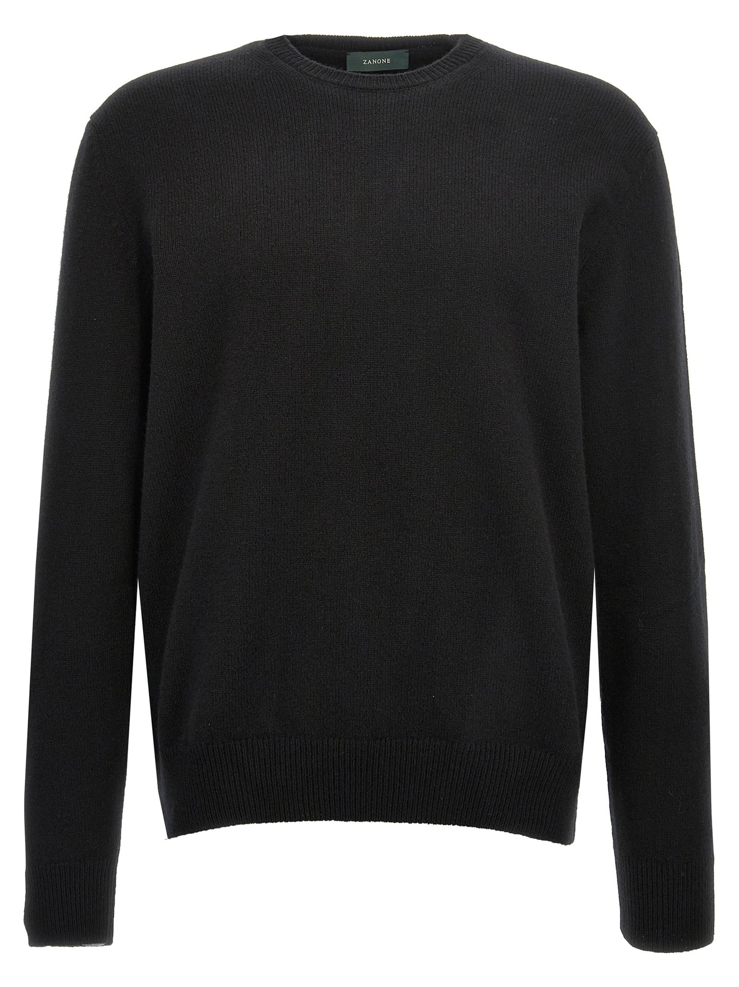 ZANONE Men's Virgin Wool Cardigan - Black