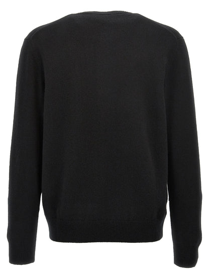 ZANONE Men's Virgin Wool Cardigan - Black