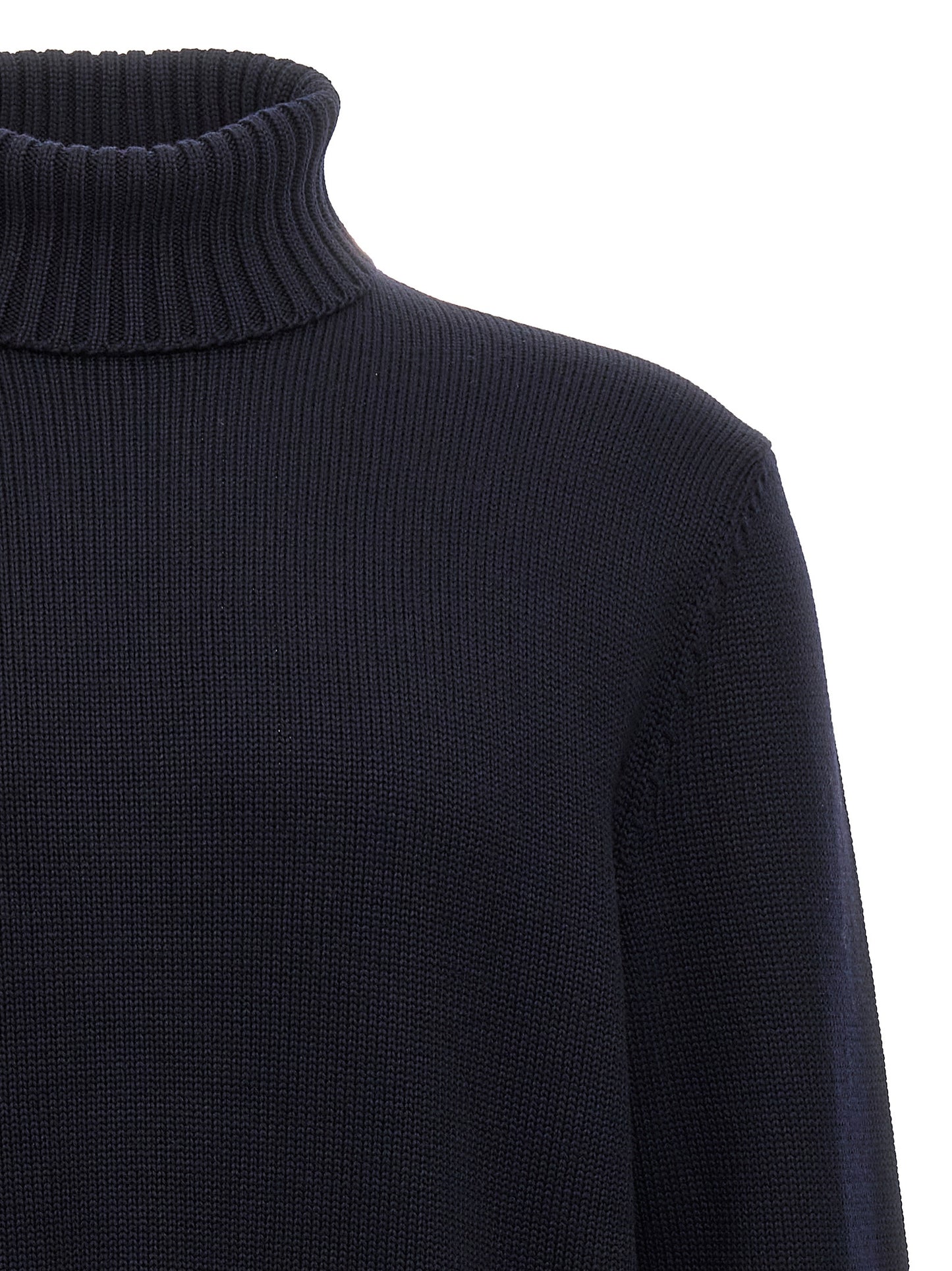 ZANONE Men's Virgin Wool Cardigan - Blue