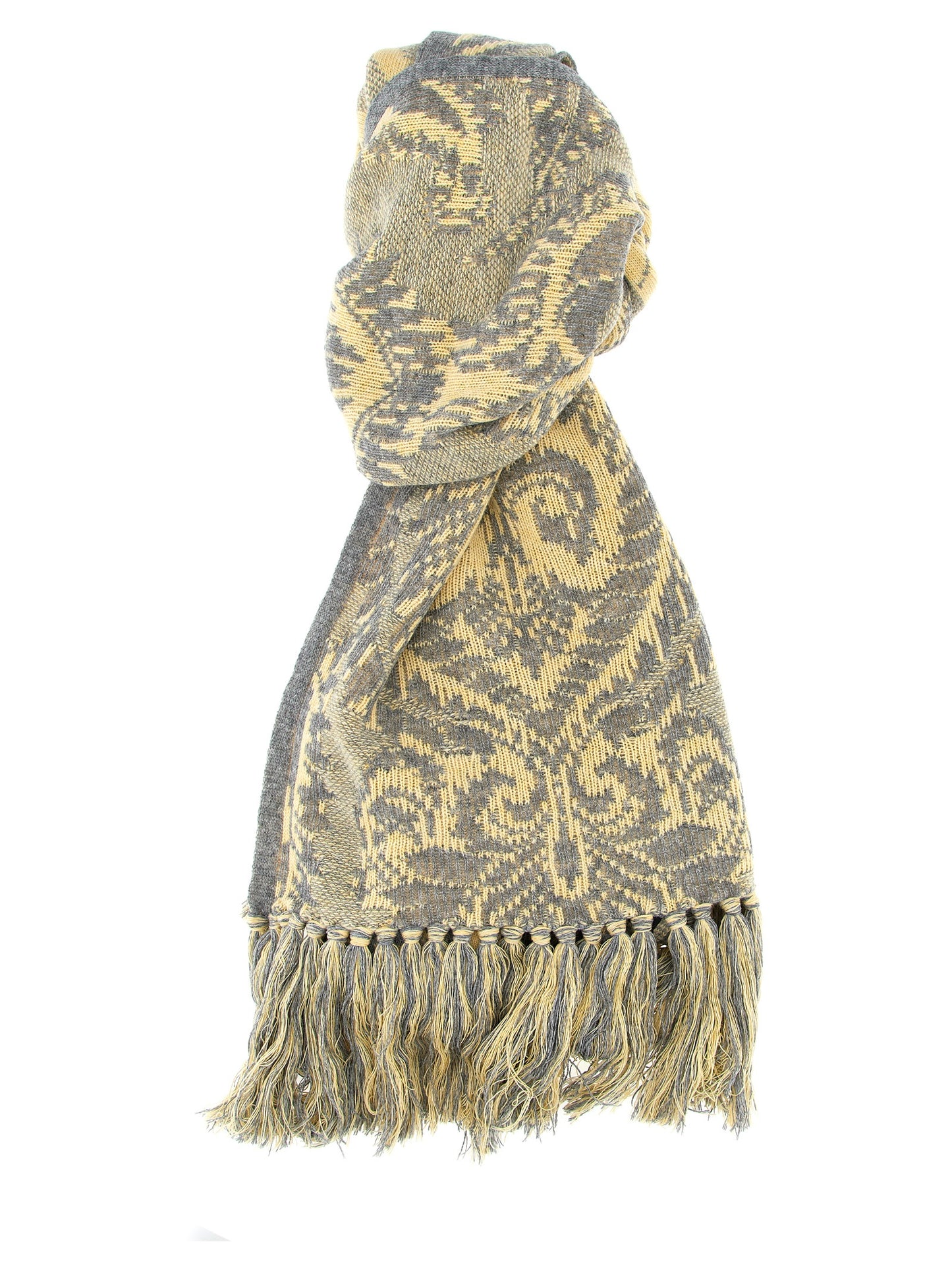 Etro Wool Scarf - Multicolor Jacquard Signature