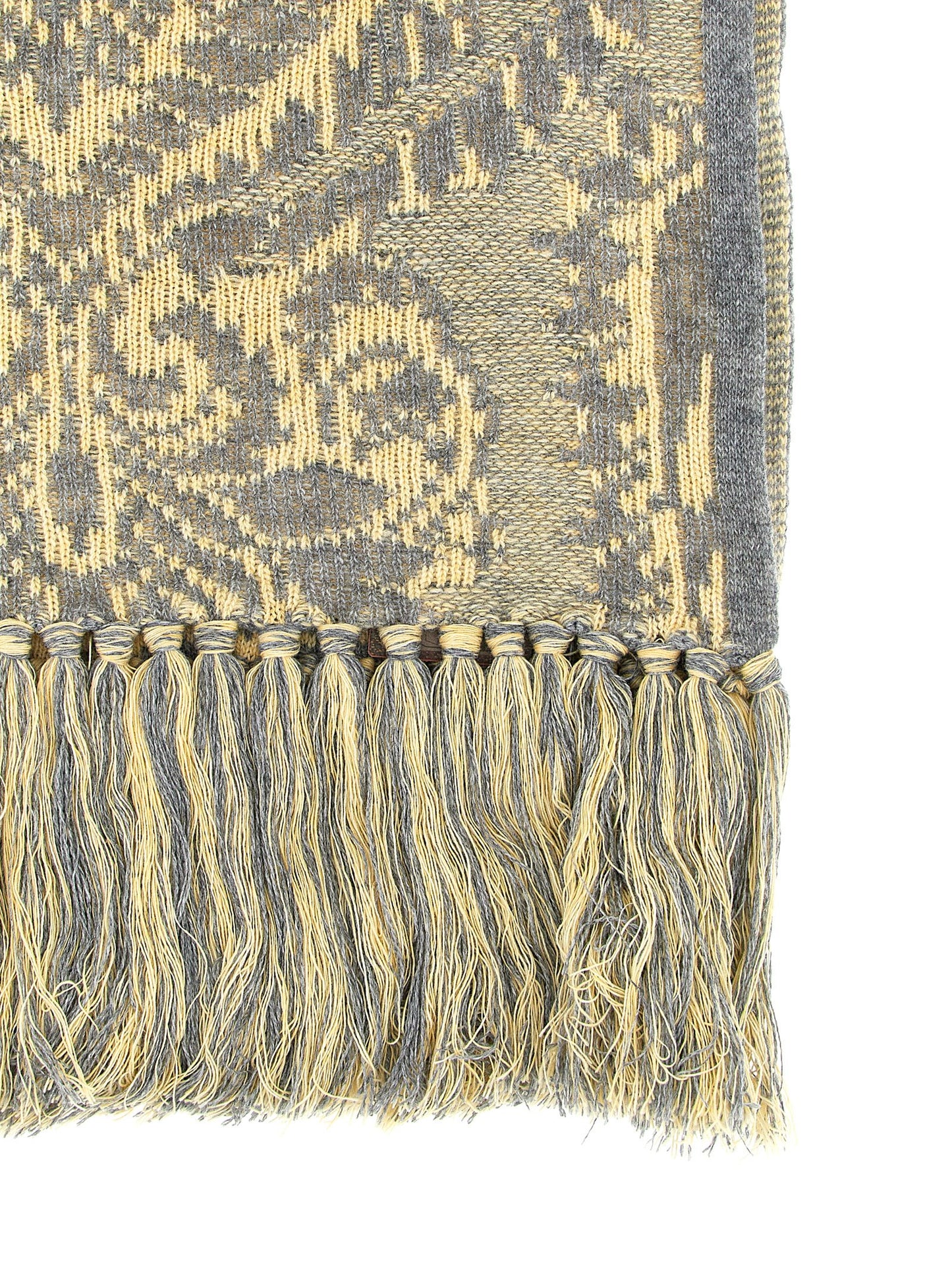Etro Wool Scarf - Multicolor Jacquard Signature