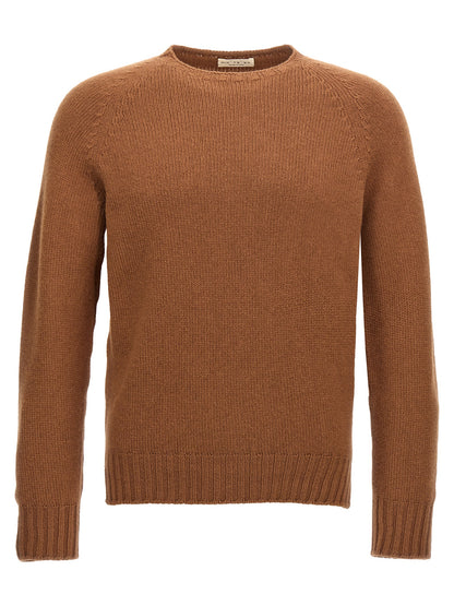 MA'RY'YA Men's Cashmere Silk & Modacrylic Cardigan - Brown