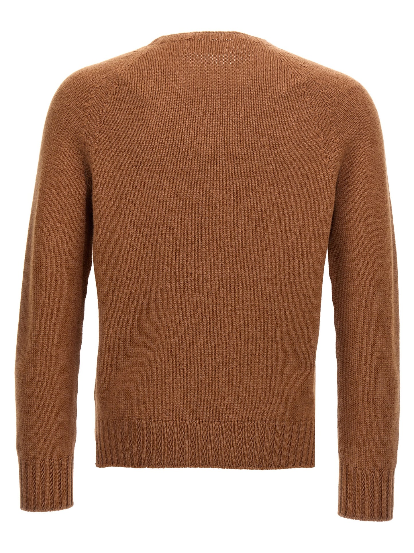 MA'RY'YA Men's Cashmere Silk & Modacrylic Cardigan - Brown