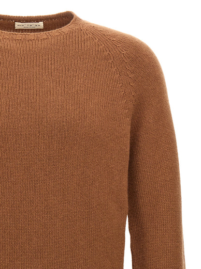 MA'RY'YA Men's Cashmere Silk & Modacrylic Cardigan - Brown