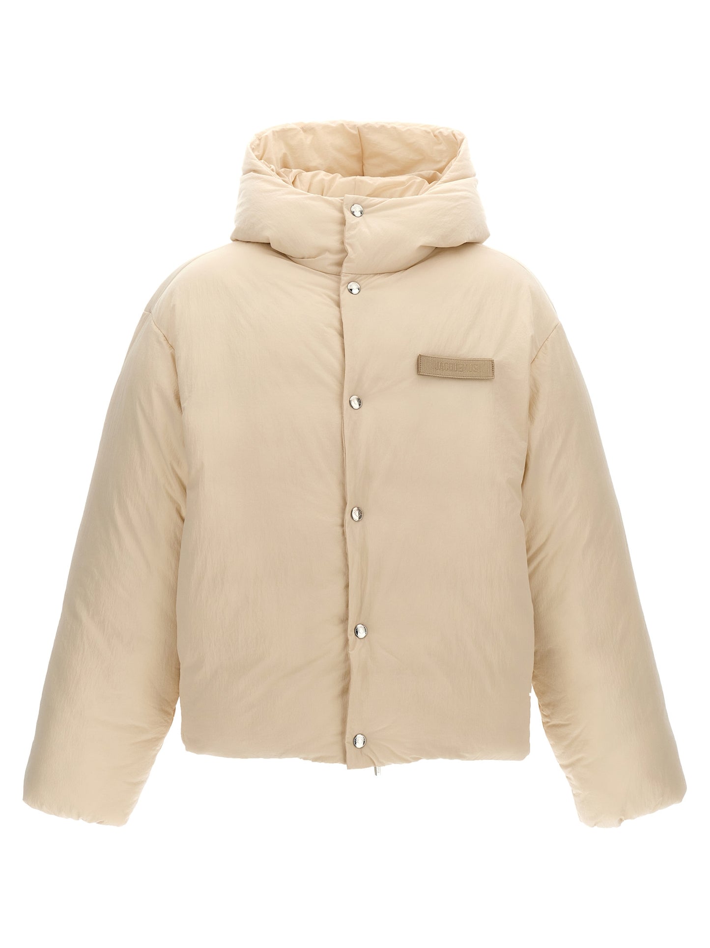 Jacquemus White Polyamide Full-Length Jacket