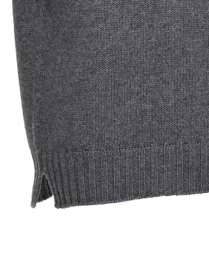 MA'RY'YA Men's Cashmere Silk & Modacrylic Hooded Cardigan - Gray