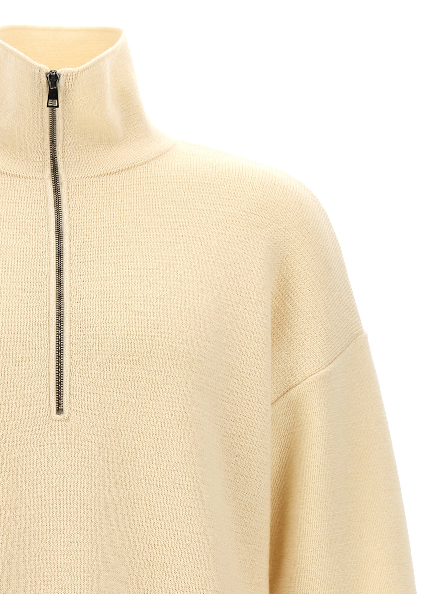 MA'RY'YA Men's Modacrylic Merino Wool Cardigan - White
