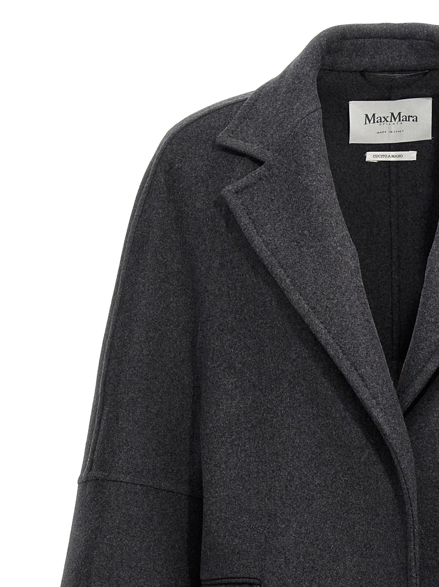 Max Mara Women's Cashmere Virgin Wool Overcoat - Gray