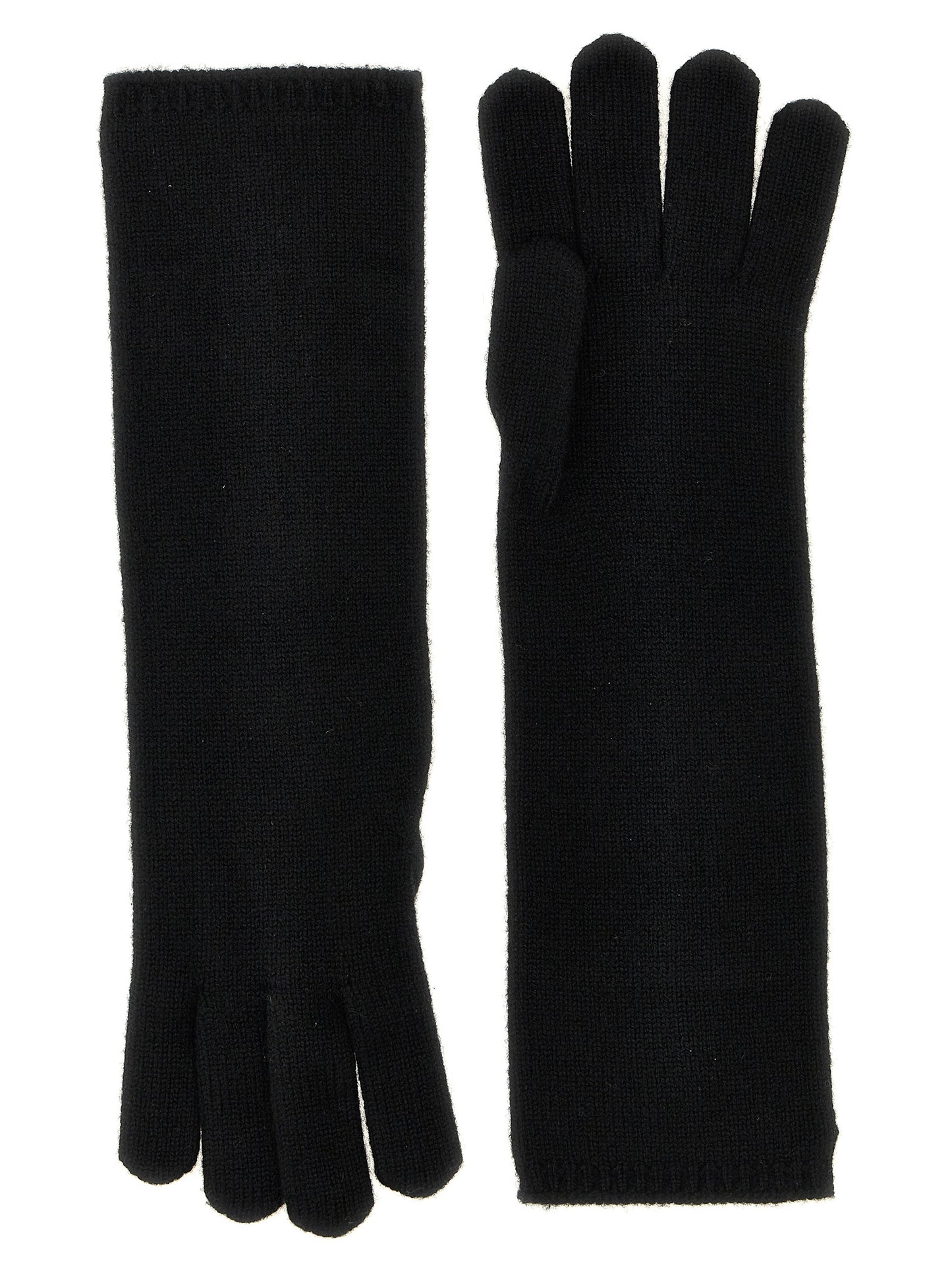 Max Mara Cashmere Gloves - Black