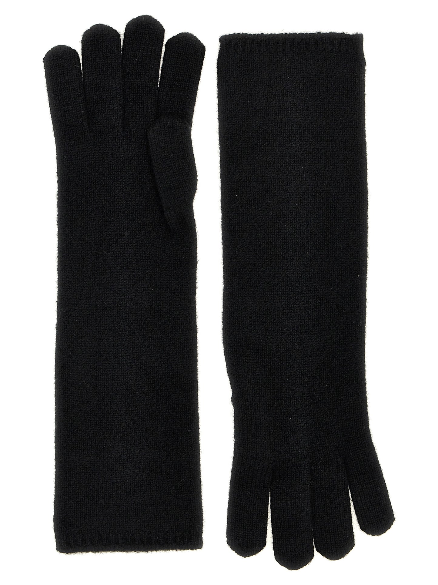 Max Mara Cashmere Gloves - Black