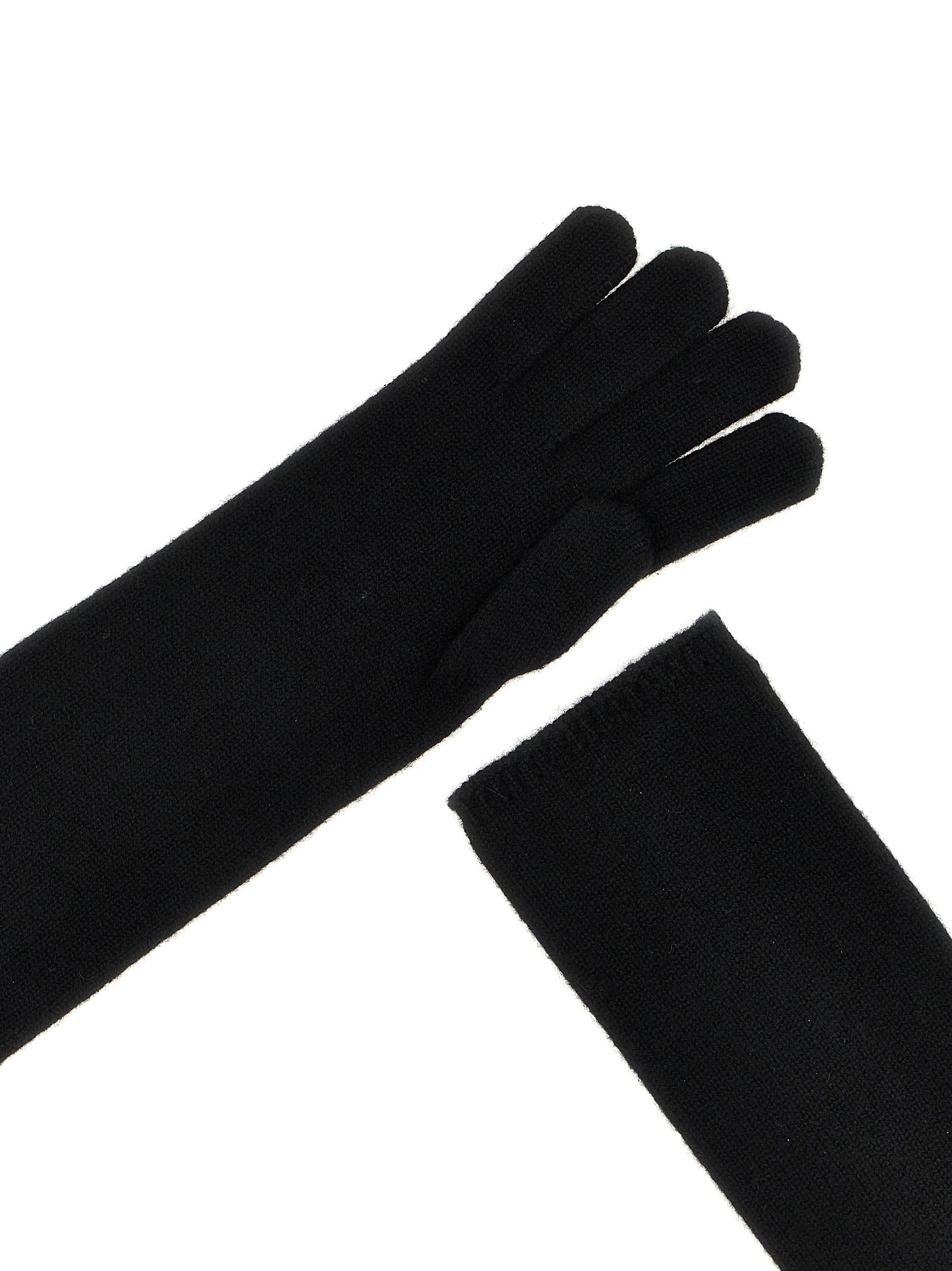 Max Mara Cashmere Gloves - Black