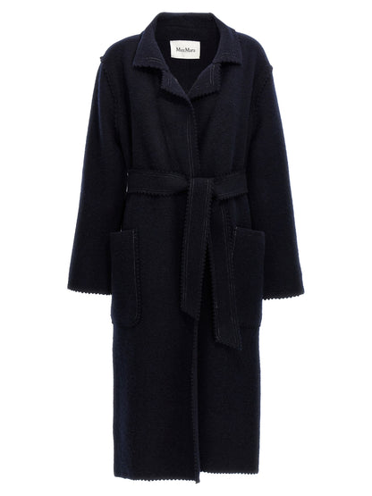 Max Mara Women's Cashmere Overcoat - Blue