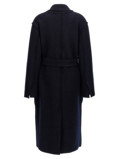 Max Mara Women's Cashmere Overcoat - Blue