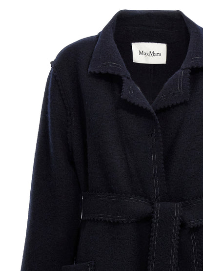 Max Mara Women's Cashmere Overcoat - Blue