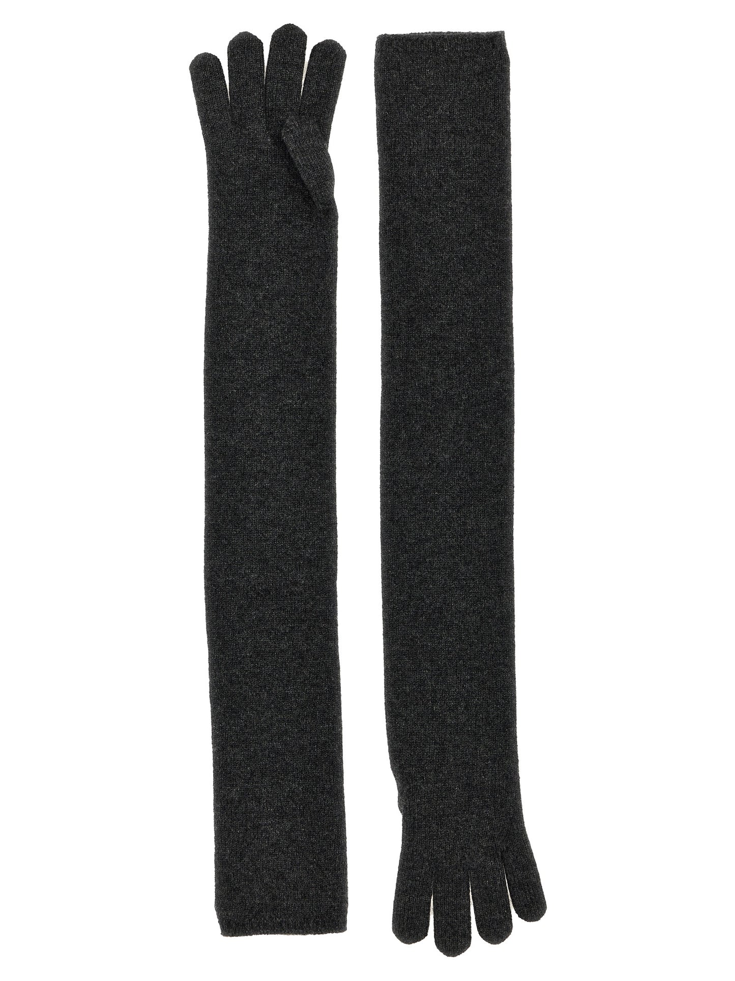 Max Mara Cashmere Gloves - Gray