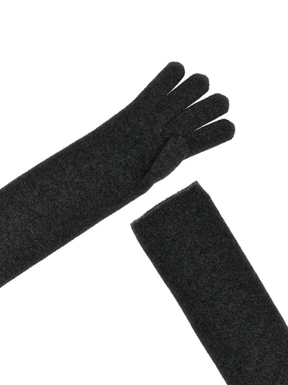 Max Mara Cashmere Gloves - Gray