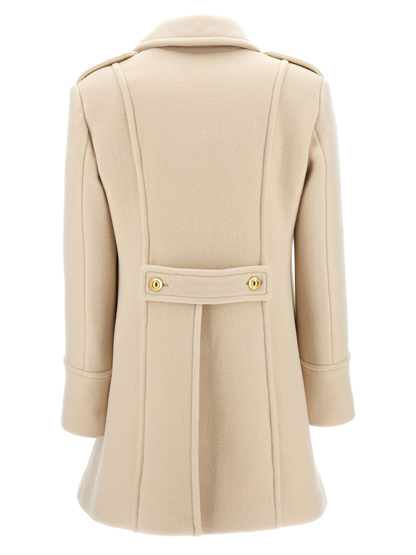 Tom Ford Women's Single Breasted Cashmere Overcoat - White