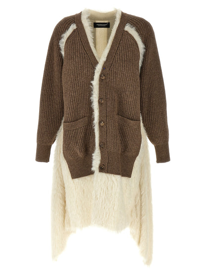 Undercover Women's Wool & Faux Fur Cardigan - Brown