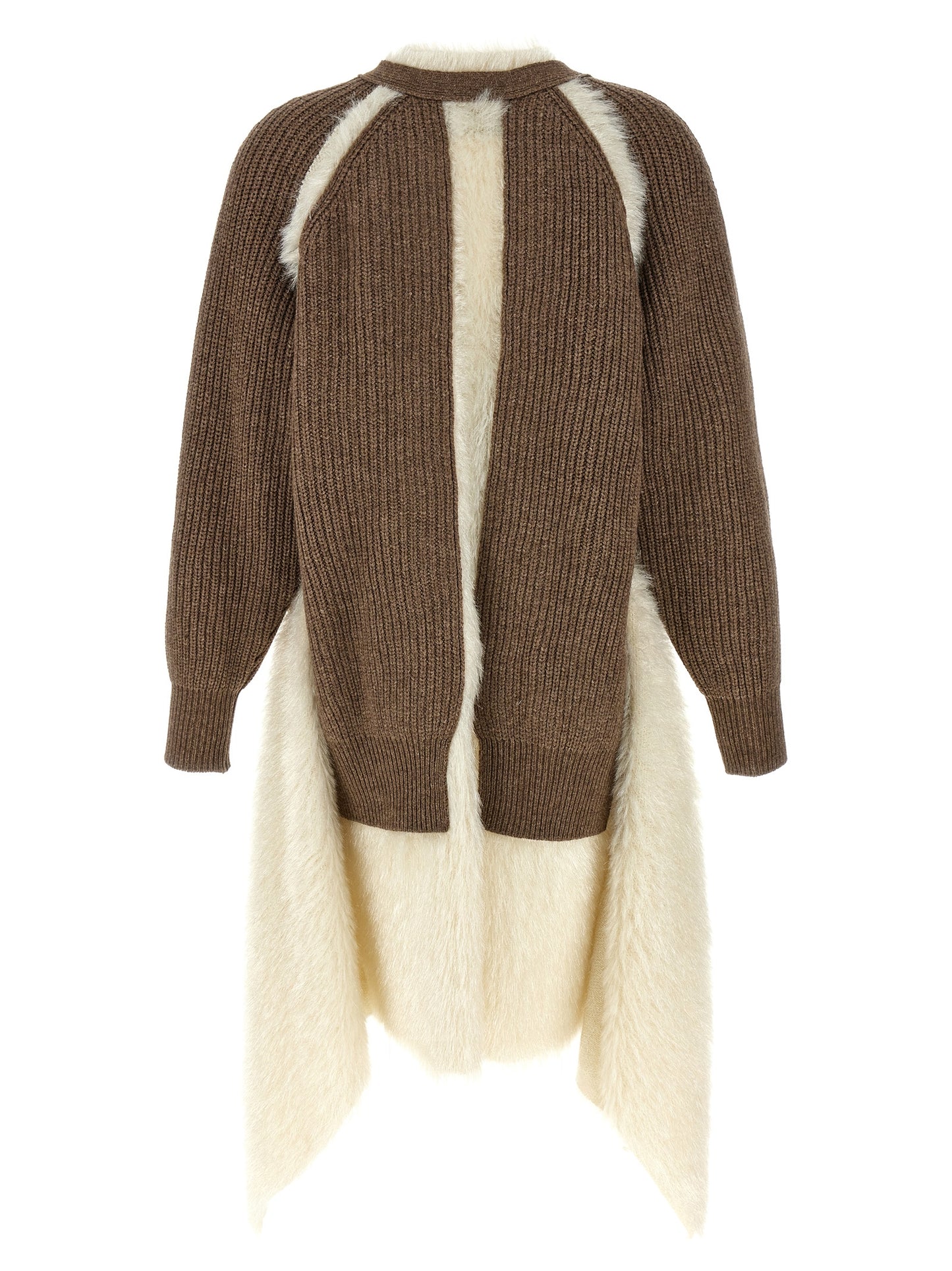 Undercover Women's Wool & Faux Fur Cardigan - Brown