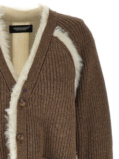 Undercover Women's Wool & Faux Fur Cardigan - Brown