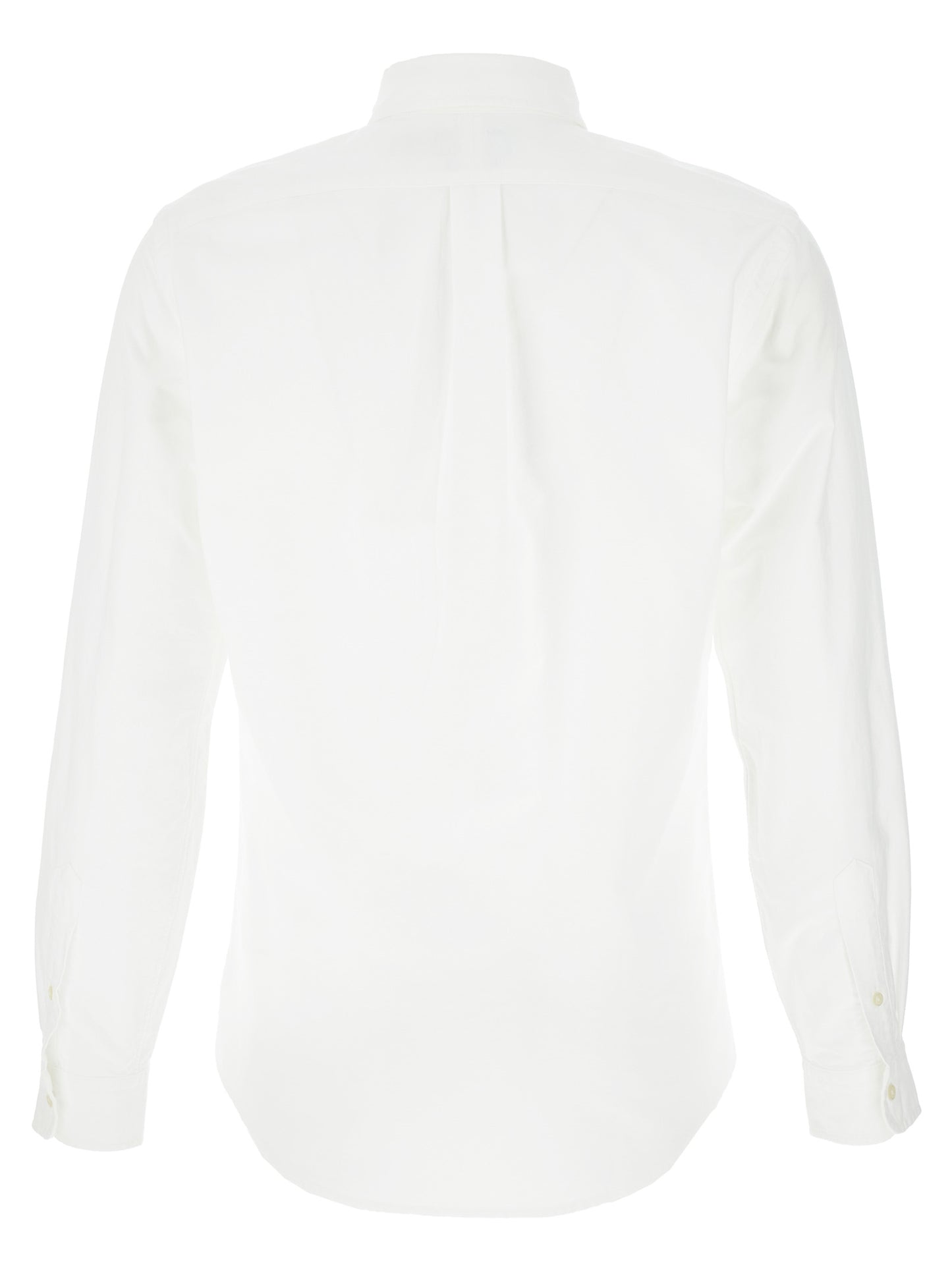 Shirt by Polo Ralph Lauren for men in cotton white, featuring a nuanced and nuanced for a sophisticated finish.