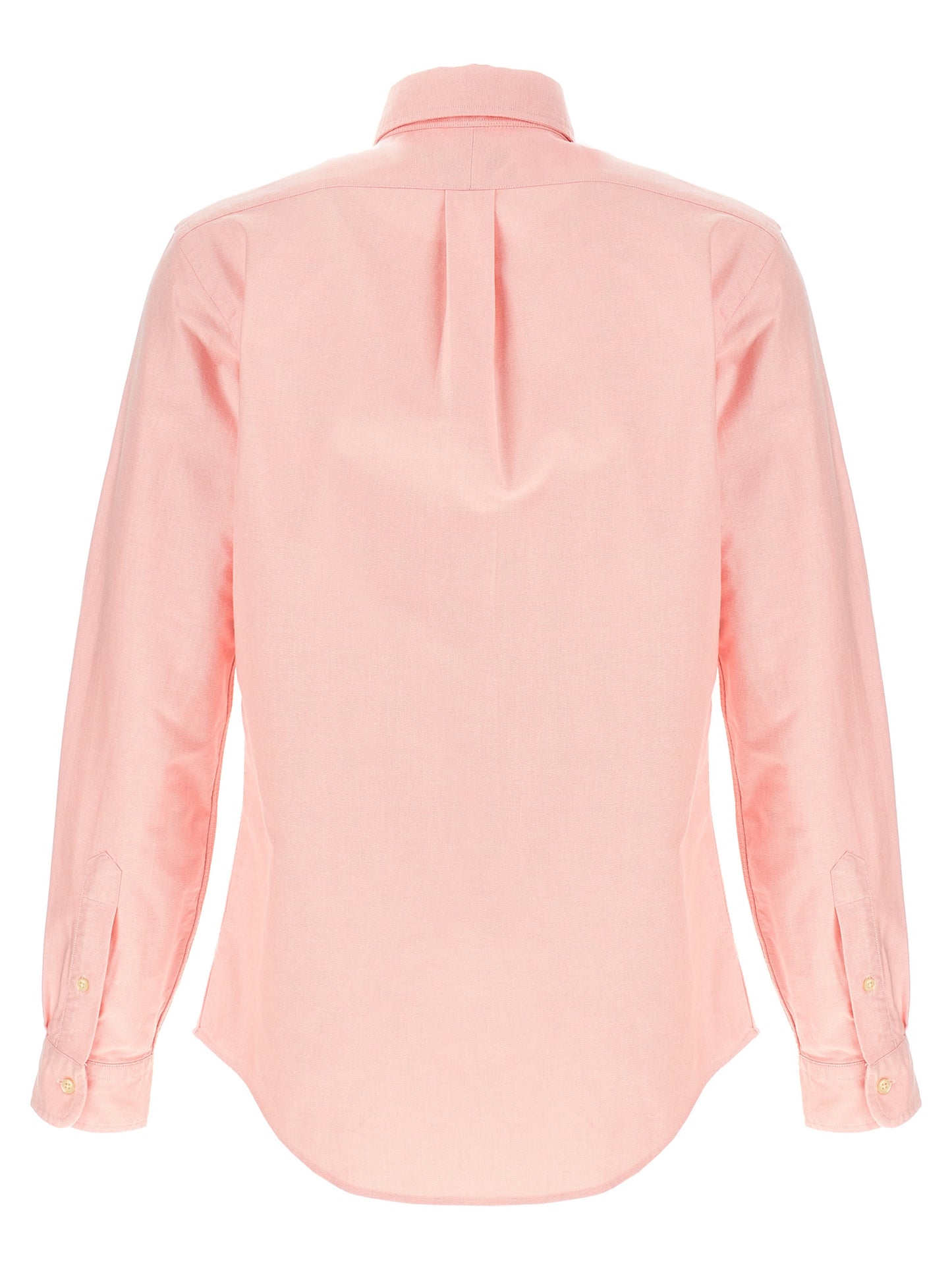 Shirt by Polo Ralph Lauren for men in cotton multicolor, pink & signature features an architectural silhouette with a refined and elegant for a architectural look.