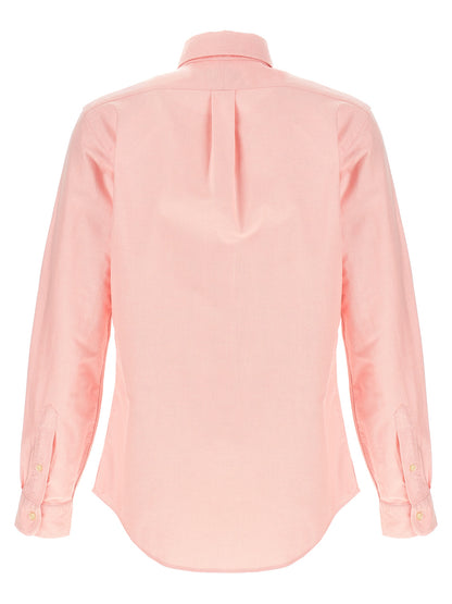 Shirt by Polo Ralph Lauren for men in cotton multicolor, pink & signature features an architectural silhouette with a refined and elegant for a architectural look.