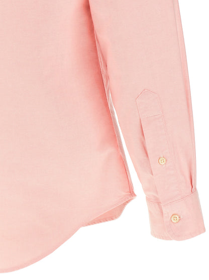 Shirt by Polo Ralph Lauren for men in cotton multicolor, pink & signature features an polished silhouette, showcasing a sophisticated and detail for a truly polished finish.