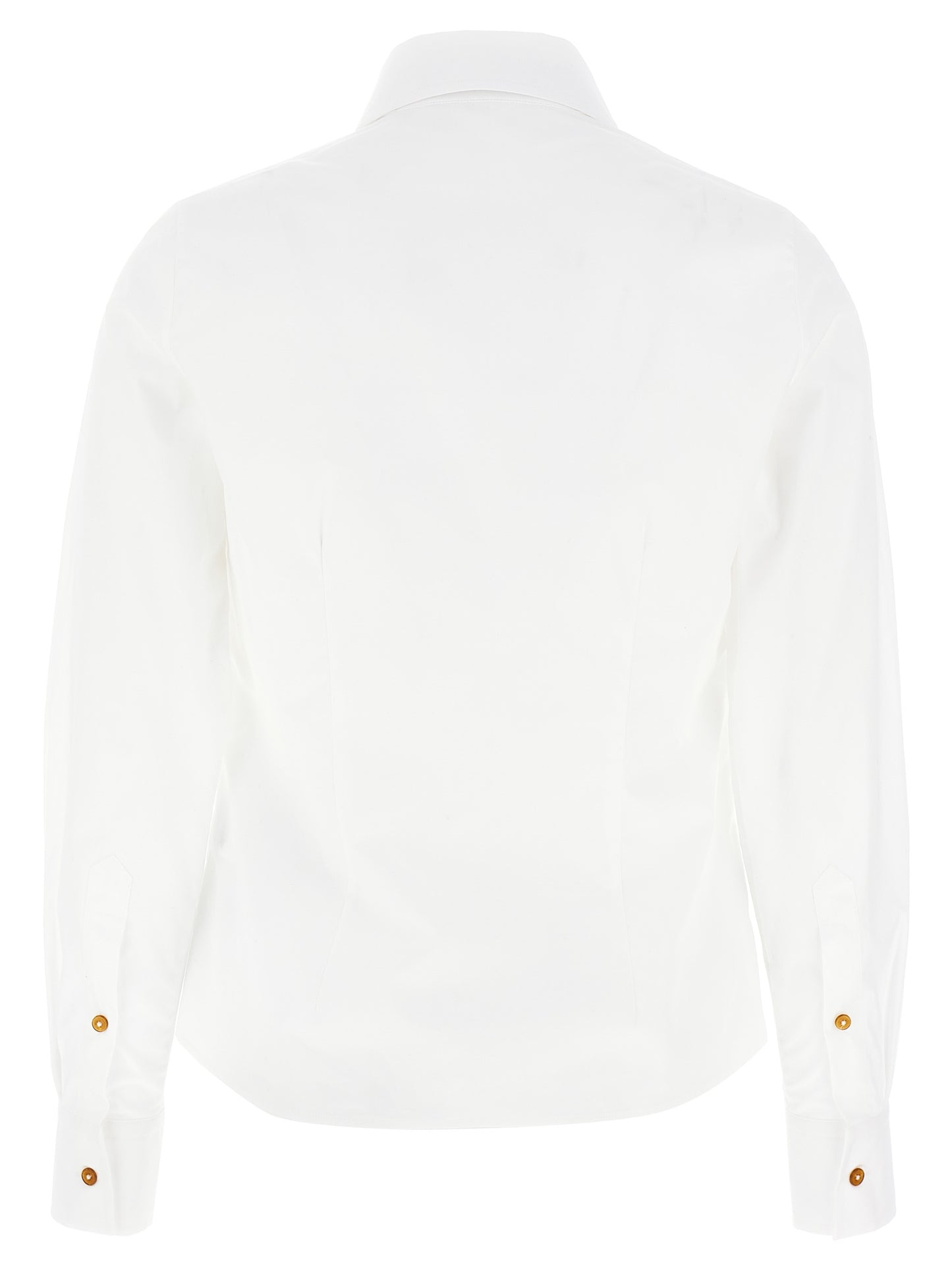 Blouse by Vivienne Westwood for women in cotton white features an architectural silhouette with a refined and elegant for a architectural look.