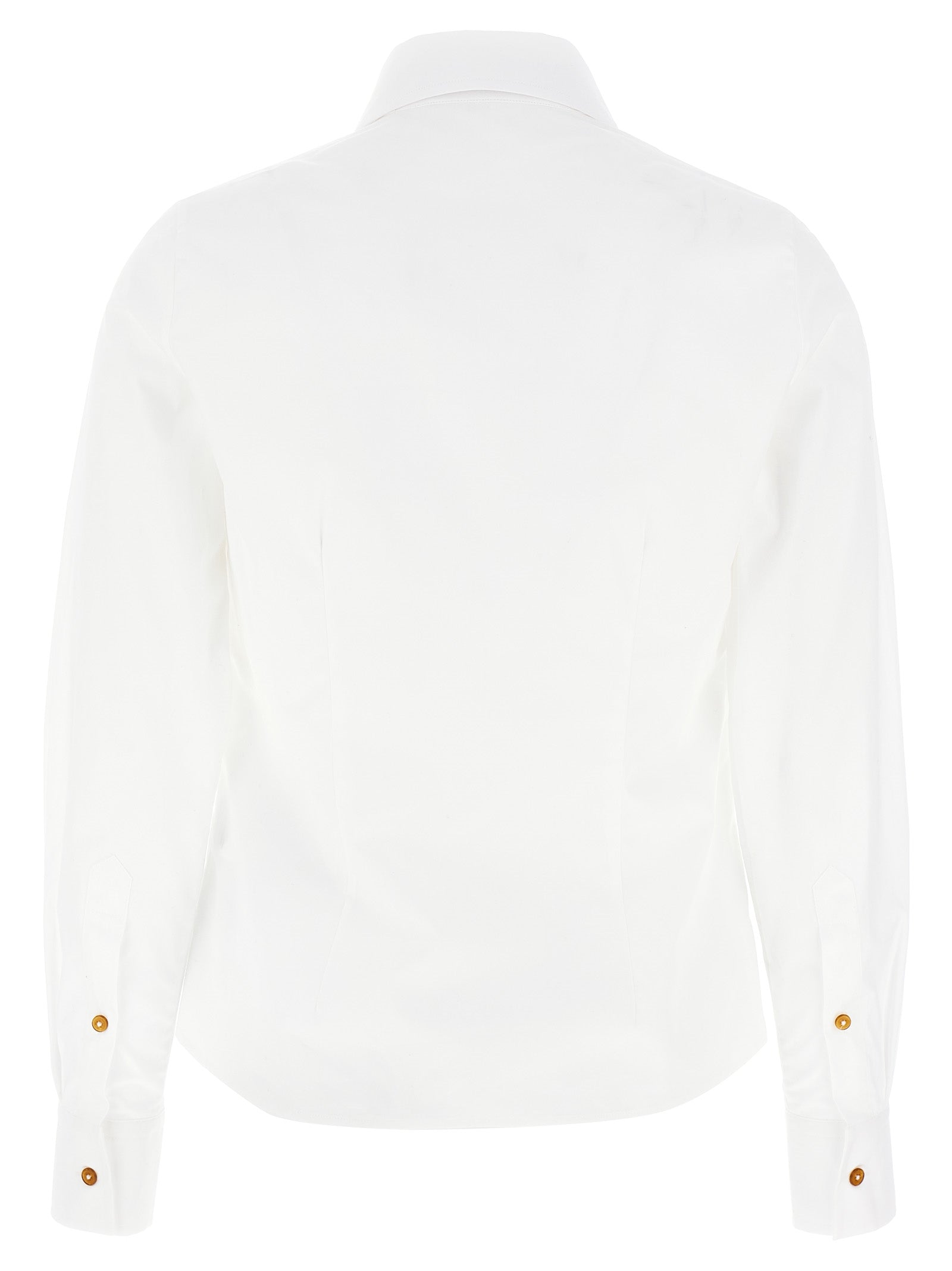 Blouse by Vivienne Westwood for women in cotton white features an architectural silhouette with a refined and elegant for a architectural look.