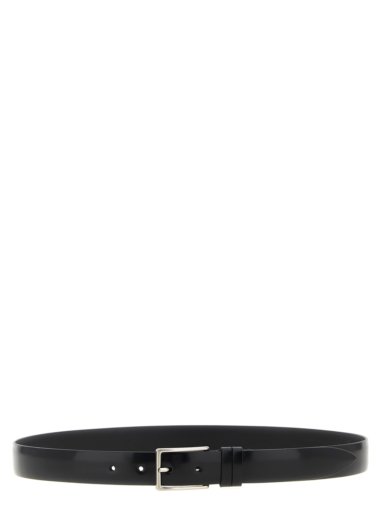 Belt by ZERBINI CLAUDIO for men in leather & metal black features an artisanal silhouette, showcasing the artisanal craftsmanship of the Leather & Metal Belt collection for a artisanal finish.