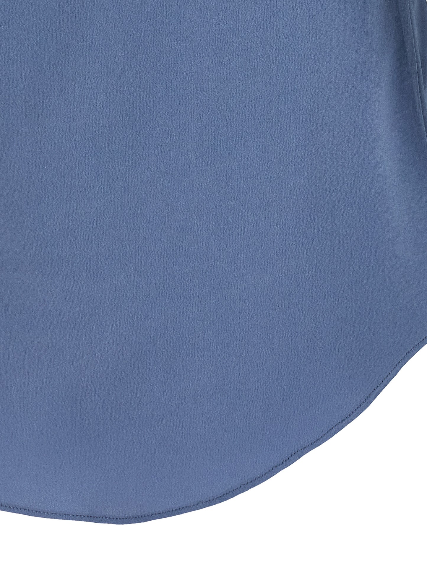T-Shirt by Brunello Cucinelli for women in silk satin blue features a plush silhouette, showcasing a sophisticated and for a truly plush finish.