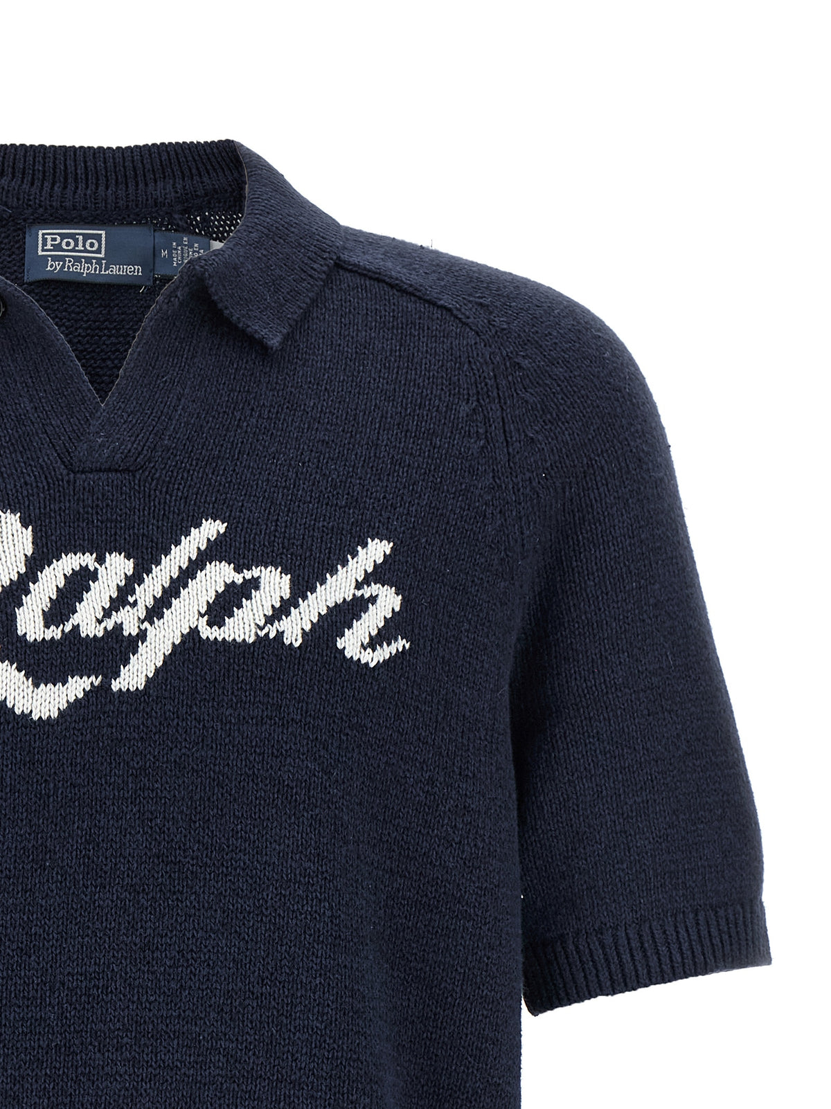 Polo Ralph Lauren Men's V Neck Linen & Cotton Cardigan - Blue