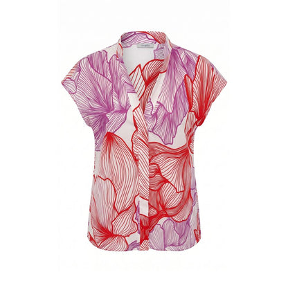 Malo Red Cotton Women Shirt