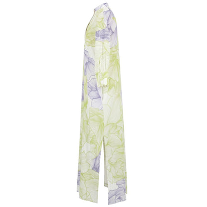 Malo Green Cotton Women Dress