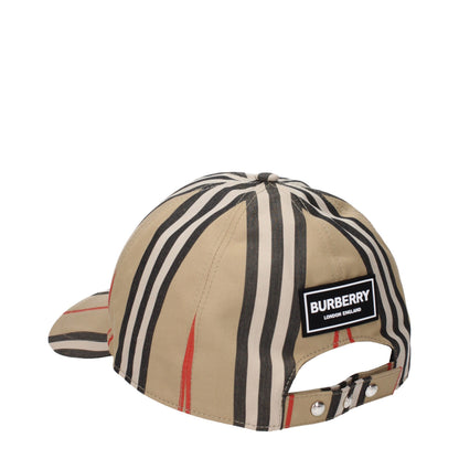 Baseball Cap by Burberry for men in cotton beige presents a distinguished silhouette from the Cotton Baseball Cap collection, showcasing a distinguished finish with refined distinguished details.