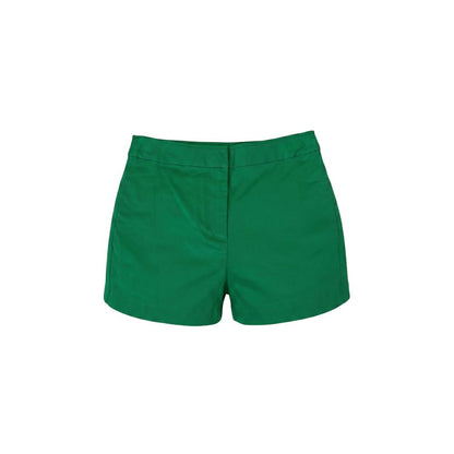 Malo Green Cotton Womens Shorts