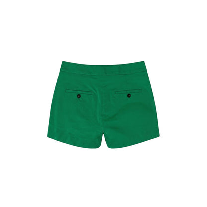 Malo Green Cotton Womens Shorts