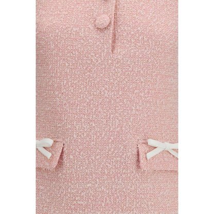 Dress by Self-Portrait for women in polyamide polyester acrylic wool multicolor & patterned features an cute silhouette, detailed with a and that elegantly flows into a cute short mini.