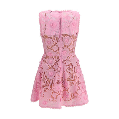 Dress by Self-Portrait for women in polyester multicolor, patterned & floral features an magnificent silhouette, artfully detailed with a magnificent and that flows into an magnificent short mini.