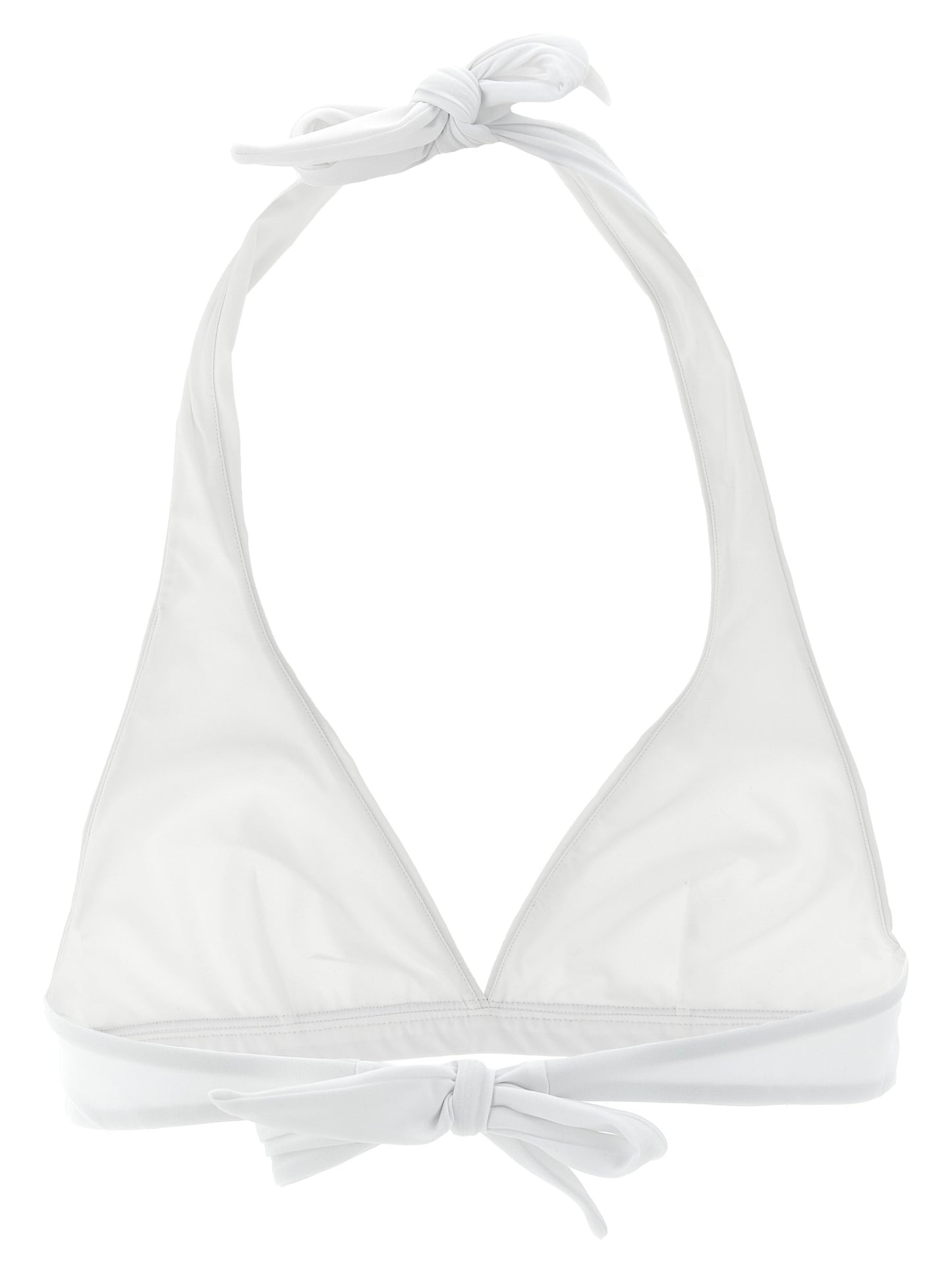 Swimwear Top by Brunello Cucinelli for women in stretch polyamide white features an magnificent design, beautifully defining the look of Monile Women's Stretch Polyamide Swimwear Top.