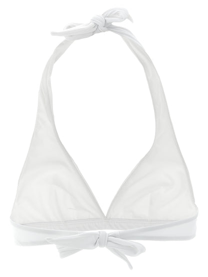 Swimwear Top by Brunello Cucinelli for women in stretch polyamide white features an magnificent design, beautifully defining the look of Monile Women's Stretch Polyamide Swimwear Top.