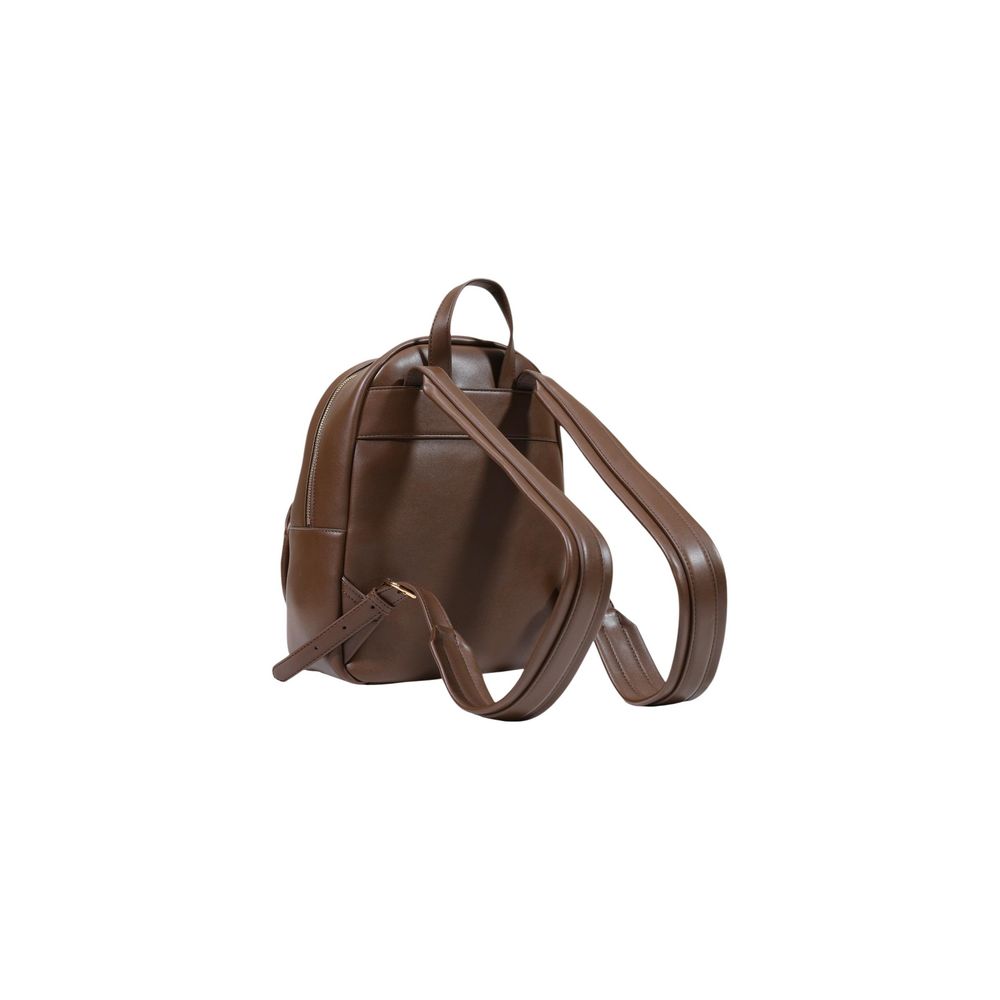 Large Quilted Backpack by Love Moschino for women in polyethylene & polyurethane brown & patterned presents a stately Polyethylene & Polyurethane Large Quilted Backpack design, showcasing a secure zipper with ample and versatile backpack-strap & adjustable-strap for a stately finish.