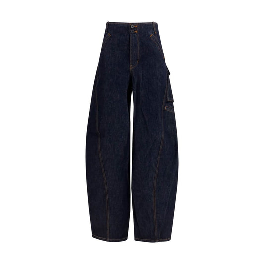 Cargo Pants by Self-Portrait for women in denim cotton blue features an stylish relaxed-fit & regular-fit with a long and , expertly finished with stylish utility detailing.