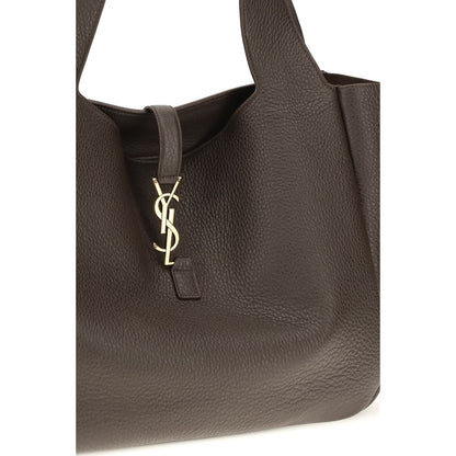 Shoulder Flap Bag by Saint Laurent for women in polyurethane bos taurus calf & deerskin leather brown features an effortlessly chic silhouette with a secure flap, ample single-compartment, and versatile shoulder-strap for effortlessly chic everyday luxury.