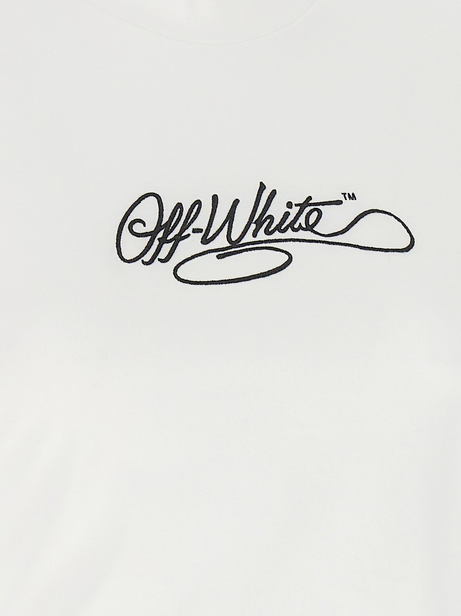 T-Shirt by Off-White for women in cotton white showcases a chic silhouette, artfully detailed with a chic and for a chic finish.